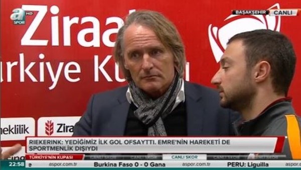 Riekerink: 'Protestoları duymadım'