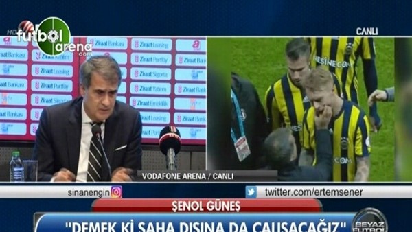 Şenol Güneş'ten şike göndermesi