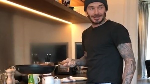 Beckham'dan çocuklarına krep!