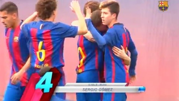 Barcelonalı gençlerden gol şöleni!