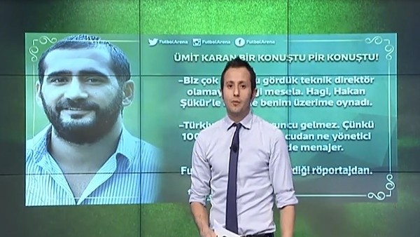 Ümit Karan: "Hagi ve Hakan Şükür üstüme oynadı"