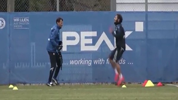 Hamit Altıntop ilk antrenmanına çıktı