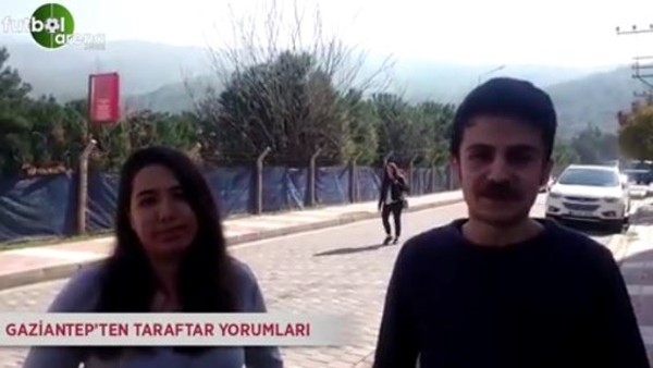Gaziantep'teki taraftarların derbi yorumu