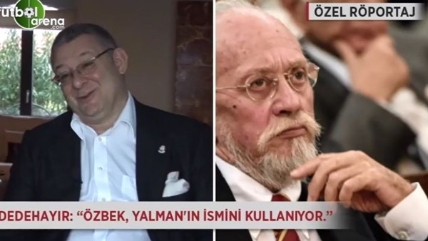 "Dursun Özbek, Alp Yalman'ın ismini kullanıyor"