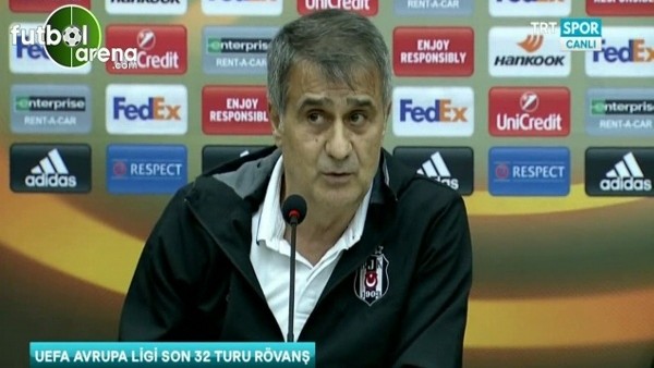Şenol Güneş: ''Adriano ve Mitrovic yarın olmayacak.''