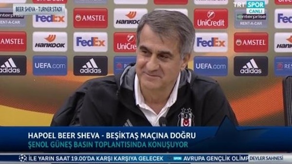 Şenol Güneş: 'Sahada herşeyini ortaya koyan bir takım görmek istiyorum'