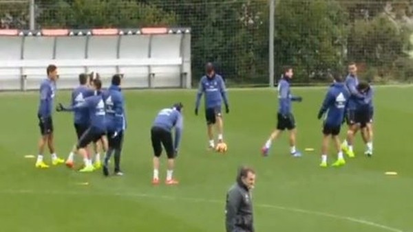 Ronaldo antrenmana damga vurdu