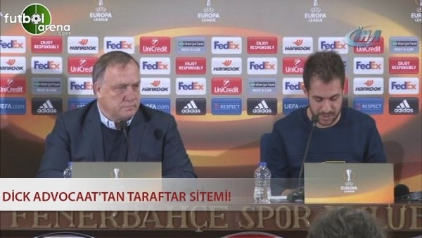 Dick Advocaat'tan taraftar sitemi!