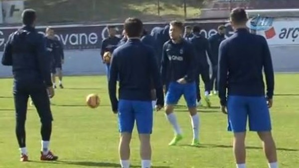 Trabzonspor, Kardemir Karabükspor maçı hazırlıklarını sürdürdü