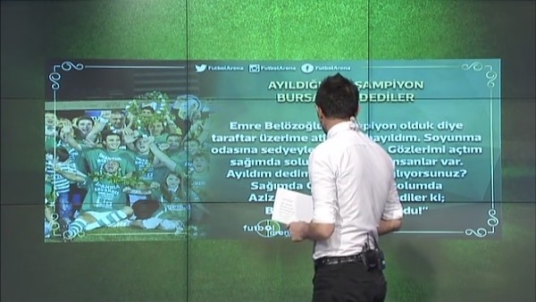 "Ayıldığımda şampiyon Bursaspor dediler"