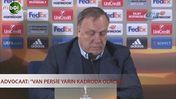 Dick Advocaat: ''Robin van Persie kadroda olacak''