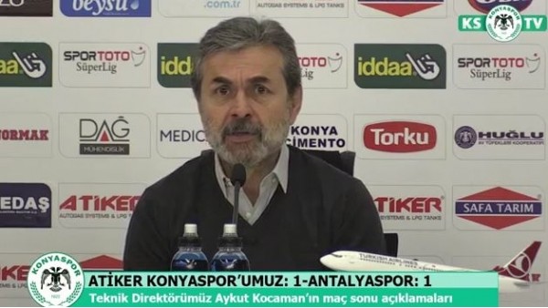 Aykut Kocaman'ın Antalyaspor maçı sonrası açıklamaları