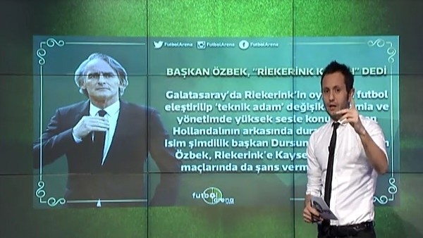 Dursun Özbek, "Riekerink kalsın" dedi