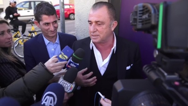 Türkiye Futbol Direktörü Fatih Terim ödül için İtalya'da