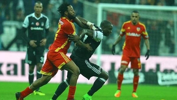 Beşiktaş - Kayserispor maçından kareler