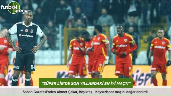 Ahmet Çakar: 'Süper Lig'de son yıllardaki en iyi maçtı.'