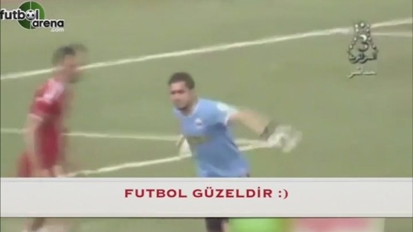 Kalecinin yediği talihsiz gol!