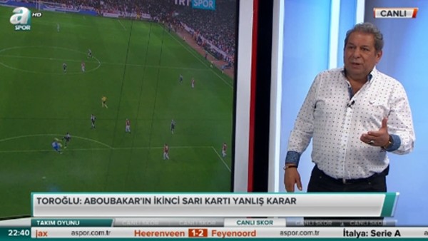 Erman Toroğlu'ndan Mete Kalkavan'a Aboubakar kırmızı kartında sert 