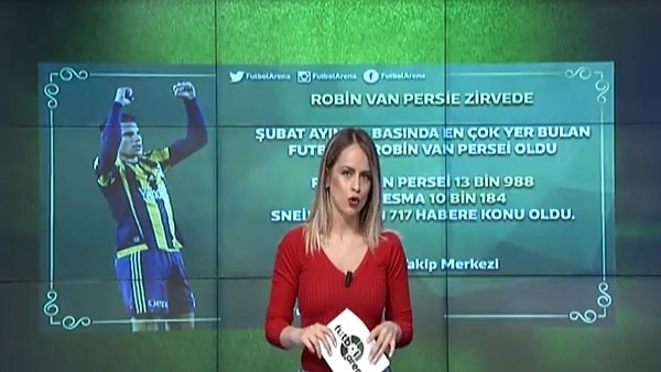 En fazla konuşulan futbolcu Van Persie