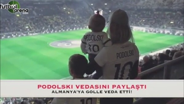 Podolski'den muhteşem veda