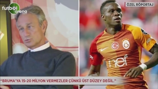 "Bruma üst düzey bir oyuncu değil"