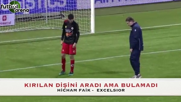 Kırılan dişini aradı ama bulamadı!