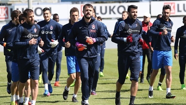 Trabzonspor, Çaykur Rizespor maçı hazırlıklarını sürdürdü