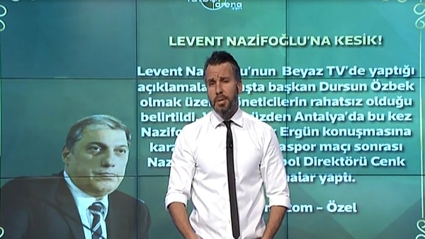 Dursun Özbek'ten Levent Nazifoğlu'na kesik!