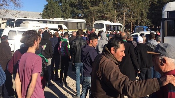 Amatör maçta kavga