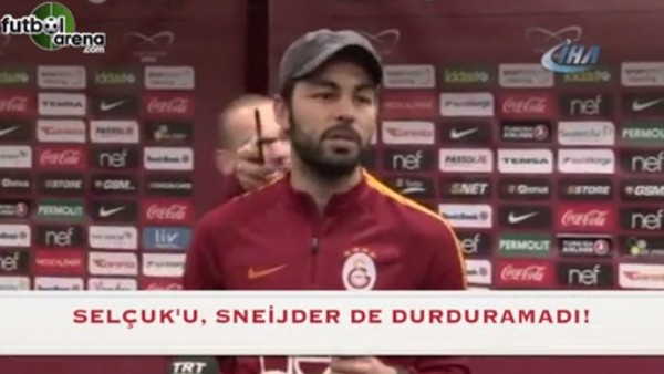 Selçuk'u Sneijder'in şakası da durduramadı