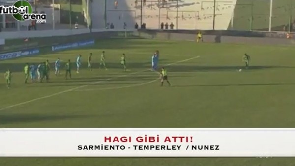 Hagi'yi kıskandıracak frikik golü!