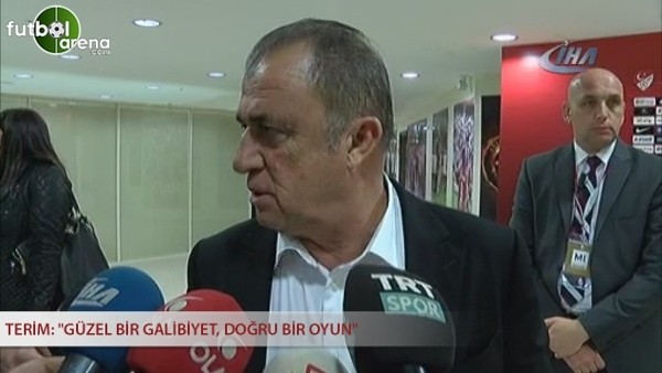 Terim: "Güzel bir galibiyet, doğru bir oyun"