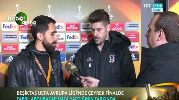 Beşiktaş'ta Fabri'den kırmızı kart gören Aboubakar itirafı