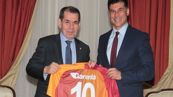 Dursun Özbek, KKTC Başbakanı Hüseyin Özgürgün'ü ziyaret etti