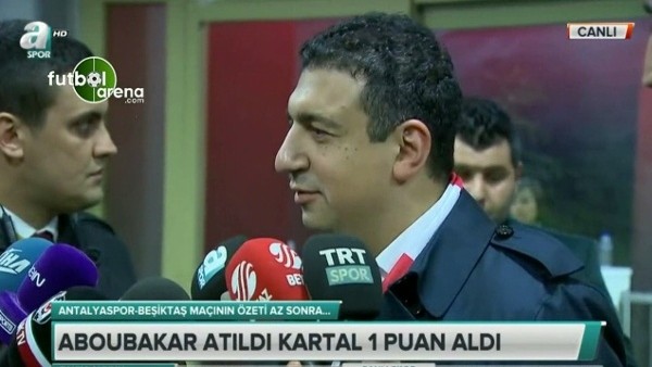 Antalyaspor Başkanı Ali Şafak Öztürk'ten Beşiktaş'a gönderme