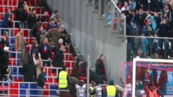 CSKA - Zenit derbisinde olay