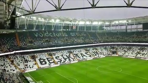 Kayserispor maçı Vodafone Arena'da atmosfer
