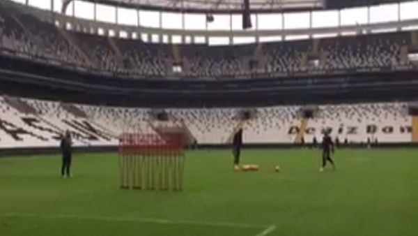 Quaresma ve Talisca'nın frikik çalışması