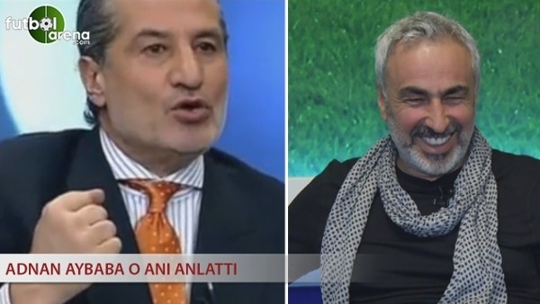 Adnan Aybaba o anı anlattı.