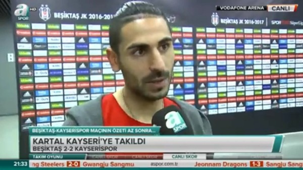 Kayserisporlu Hakan Aslantaş'ın Beşiktaş maçı sonrası açıklamaları