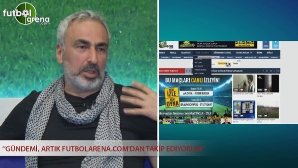 Adnan Aybaba: ''Gündemi FutbolArena.com'dan takip ediyorum.''