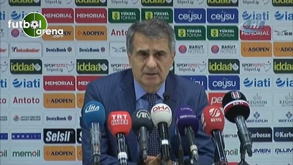 Şenol Güneş: "Kazanınca mı hakemler iyi olacak."