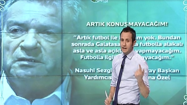 Nasuhi Sezgin: "Artık futbol konuşmayacağım"