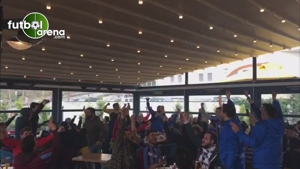 Trabzonspor taraftarlarından Galatasaray maçı öncesi İzmir Marşı