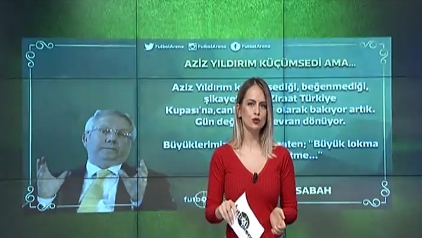 "Aziz Yıldırım, Türkiye Kupası'na can kurtaran olarak bakıyor"