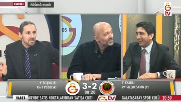 Selçuk İnan'ın frikik golünde GS TV!