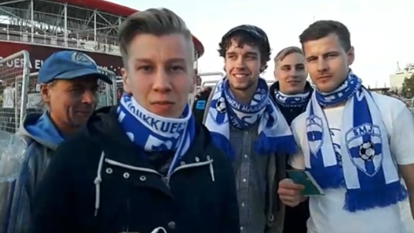 Finlandiyalı taraftarlar galibiyet ya da beraberlik bekliyor