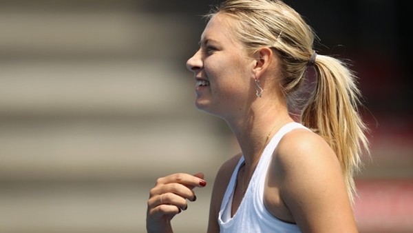 Maria Sharapova tam gaz çalışıyor!