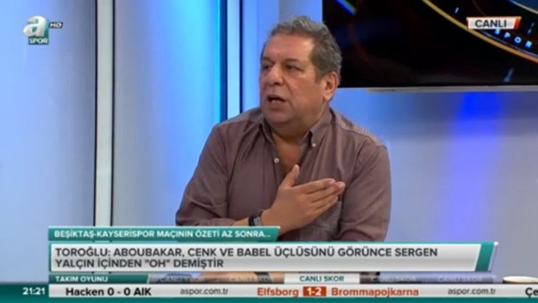 Erman Toroğlu'ndan Aboubakar'a övgüler