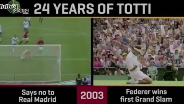 Totti'nin Roma'daki 24 yılı